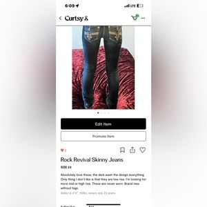 Brand new without tags. Love these I just do not like low rise